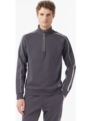 Ea7 Regular Fit Erkek Gri Sweatshirt