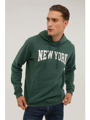 Superfly Men Kapş. Sweat-10 Koyu Yeşil Erkek Sweatshirt