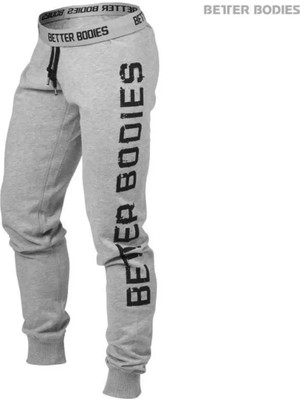 Better Bodies Slim Sweatpant - Grey Melange