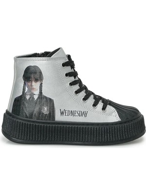 Wednesday Gary Wed.f Gümüş Kız Çocuk High Sneaker