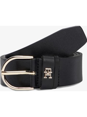 Tommy Hilfiger Essential Effortless Kadın Siyah Kemer