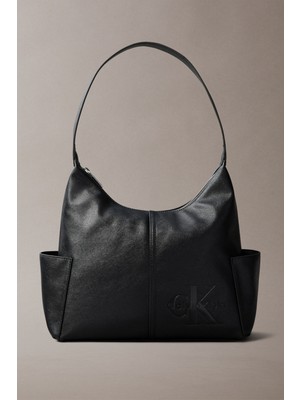 Calvin Klein Pockets Monologo L Shoulder Bag