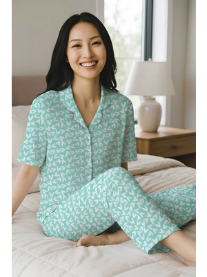 Yeni İnci Pamuklu Pijama Takımı PJM103