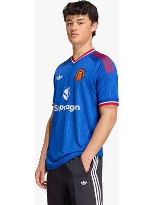 Adidas Manchester United 26/27 Erkek Mavi Deplasman Forması.-