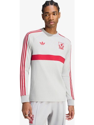 Adidas Liverpool Fc Originals Erkek Gri T-Shirt.-
