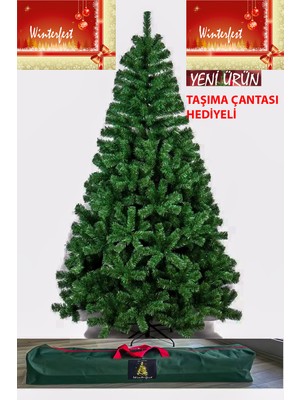 Winterfest Yılbaşı Çam Ağacı 210 cm 800 Dal Taşıma Çantalı