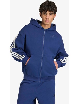 Adidas M Ak 3s Fz Erkek Lacivert Sweatshirt.-