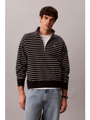 Calvin Klein Ls Ez Strıp Premtery Qtr Zıp