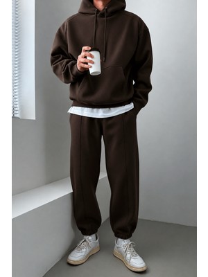 Genius Store Erkek Eşofman Takımı Şardonlu 3 Iplik Içi Polarlı Günlük eşofman takımı 3iplik-Takım