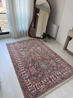 GÜLCEM HOME Hümayun, Modern Etnik Desenli Dokuma Bohem Oturma Odası ve Salon Halısı