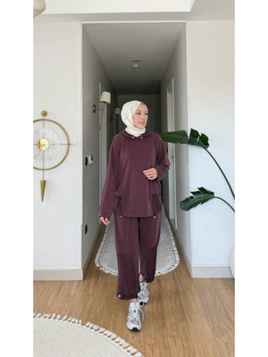 Salisburys Molly Nelly Kadın Kapşonlu Spor Şık Takım