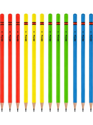 Rotring Neon Renklerde Kurşun Kalem 12'Li Paket
