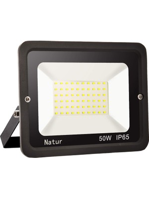 Bapro 50 W LED Dış Mekan Spotu, 6000 K Dış Mekan LED Spot Işığı, Soğuk Beyaz LED Spot Işığı, 5000 Lm Süper