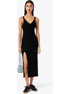 Lacoste Long Seamless Ribbed Dress