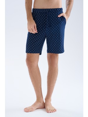 Syah Erkek Viskoz Cepli Şort Pijama Altı