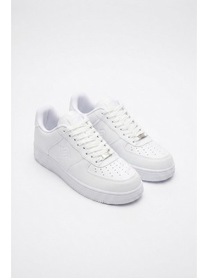 Zerenyus ZRK-XN09 Yüksek Kalite Air Beyaz Günlük Bağcıklı Erkek Sneaker