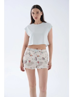 Hays Kadın Pamuklu Kısa Kollu Pijama Üstü