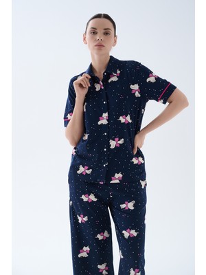 Hays Kadın Pamuklu Pijama Üstü Gömlek