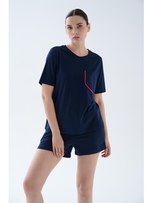 Hays Kadın Pamuklu Kısa Kollu Pijama Üstü