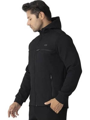 Crozwise Su Iticili Kapşonlu Sweat Sweatshirt Erkek
