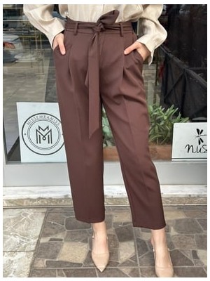 Missemramiss Kuşaklı Havuç Pantolon