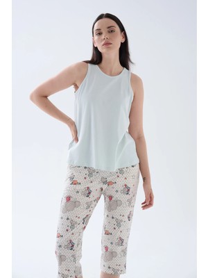 Hays Kadın Pamuklu Kalın Askılı Atlet Pijama Üstü