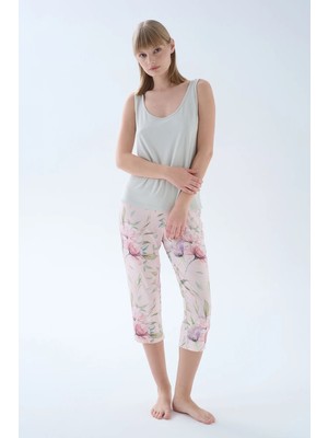 Hays Kadın Viskon Atlet Kapri Pijama Takımı