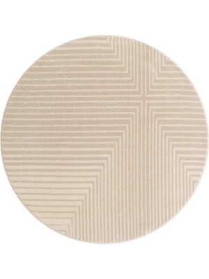 Vivense Trıa Koleksıyonu Makine Halısı, TA1056 Yuvarlak 160X160
