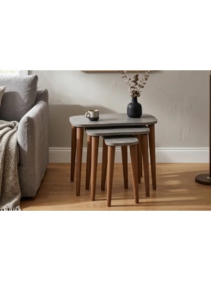 Vivense Form Zigon Sehpa, Beton Desen