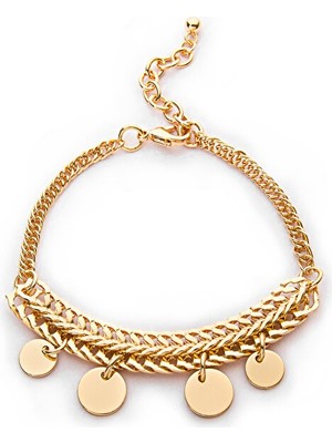 Twist Sallantılı Parçalı Zincir Bileklik TW6260061017265