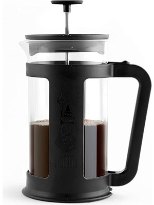 Bialetti - French Press: Yaklaşık 1l Kapasiteli Kahve Hazırlayıcı - Siyah Polipropilen Gövde -