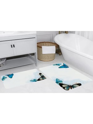 Vivense Rovigo Home Dijital Baskılı Ikili Banyo Paspas Takımı, RVG5262