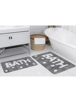 Vivense Rovigo Home Dijital Baskılı Ikili Banyo Paspas Takımı, RVG5276