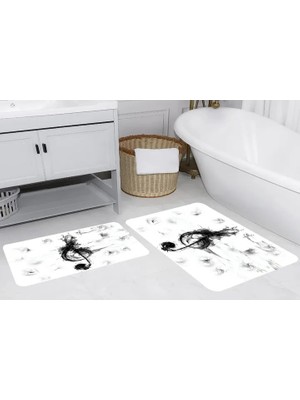 Vivense Rovigo Home Dijital Baskılı Ikili Banyo Paspas Takımı, RVG5268