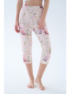 Hays Kadın Viskon Cepli Kapri Pijama Altı