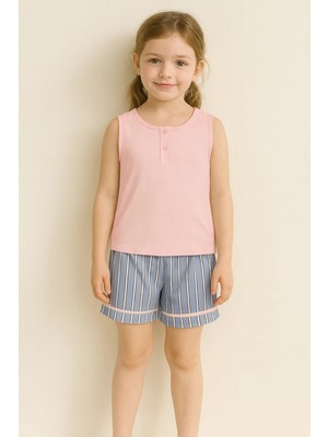 Hays Kız Çocuk Modal Kaşkorse Atlet Şortlu Pijama Takımı