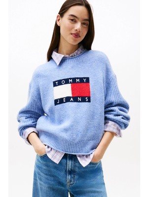 Tommy Jeans Kadın Kazak DW0DW21782