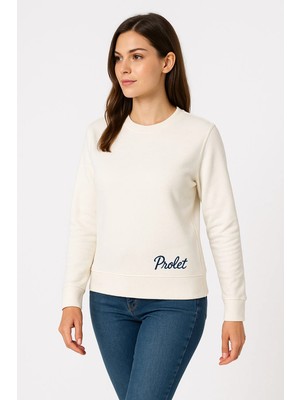 Prolet Kadın Basic Crewneck Sweatshirt