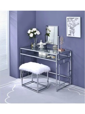 Vivense Abigail Şifonyer ve Tabure, Metal