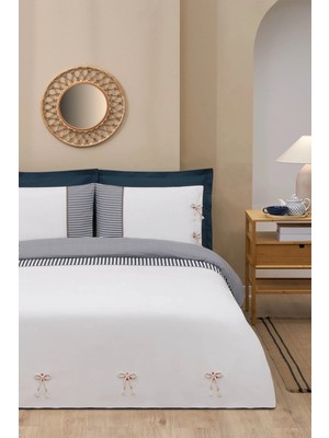 Özdilek Vertical Tek Kişilik Lastikli Çarşaf Nevresim Takımı
