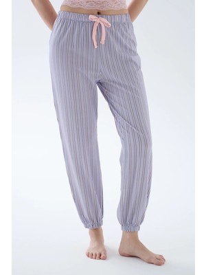 Hays Kadın Pamuklu Cepli Uzun Pijama Altı