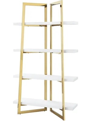 Vivense Nysa Kitaplık, Gold Beyaz