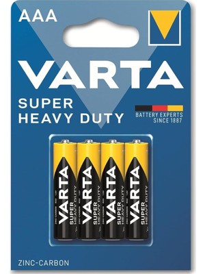 Varta Super Heavy Duty Aaa R03 500MAH