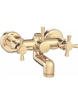 E.C.A. Eca - Quadrille Banyo Bataryası Altın Outlet - 102802230-