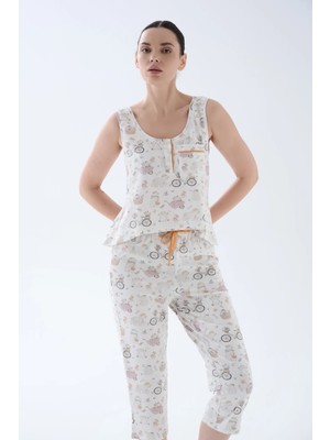 Hays Kadın Pamuklu Atlet Pijama Üstü