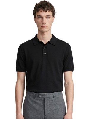 Anthony Jackson Premium Erkek Triko Polo Yaka T-Shirt Giovanni