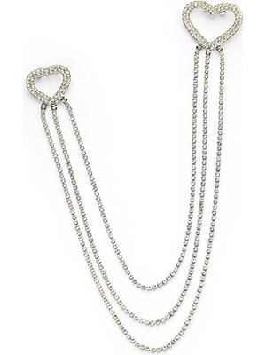 Twist Strass Taşlı Kalp Broş TW6260057019122