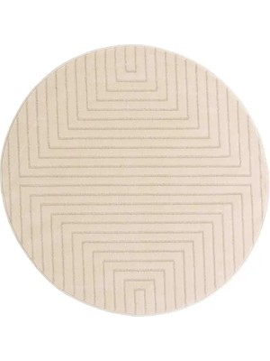 Vivense Trıa Koleksıyonu Makine Halısı, TA1048 Yuvarlak 160X160
