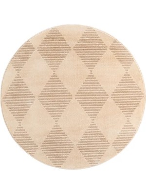 Vivense Trıa Koleksıyonu Makine Halısı, TA1044 Yuvarlak 160X160