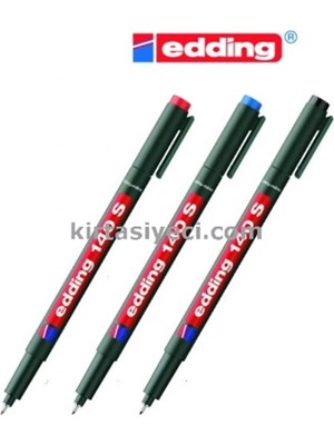 Edding E-140S 03MM Asetat Kalem Siyah Adet